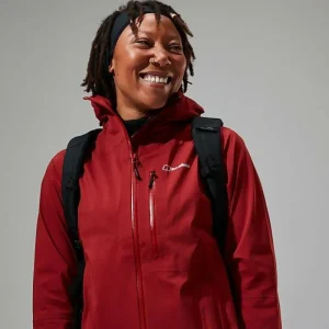 Women's Truda Flex Waterproof Jacket - Red^Berghaus Fashion