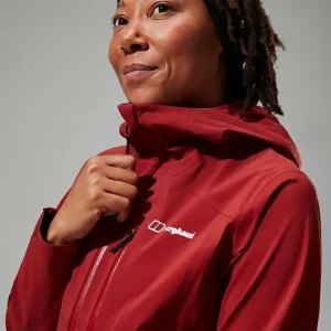 Women's Truda Flex Waterproof Jacket - Red^Berghaus Fashion