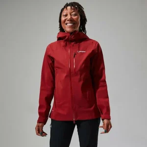 Women's Truda Flex Waterproof Jacket - Red^Berghaus Fashion
