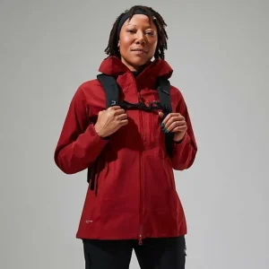 Women's Truda Flex Waterproof Jacket - Red^Berghaus Fashion