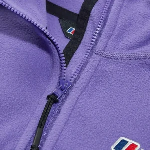 Women's URB Prism Cropped Half Zip Fleece - Purple^Berghaus New