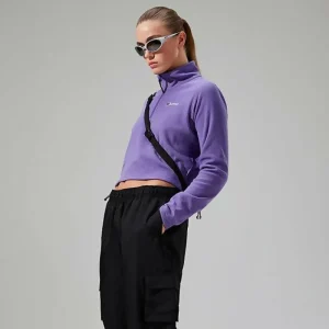 Women's URB Prism Cropped Half Zip Fleece - Purple^Berghaus New