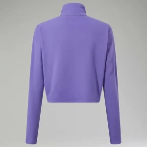Women's URB Prism Cropped Half Zip Fleece - Purple^Berghaus New